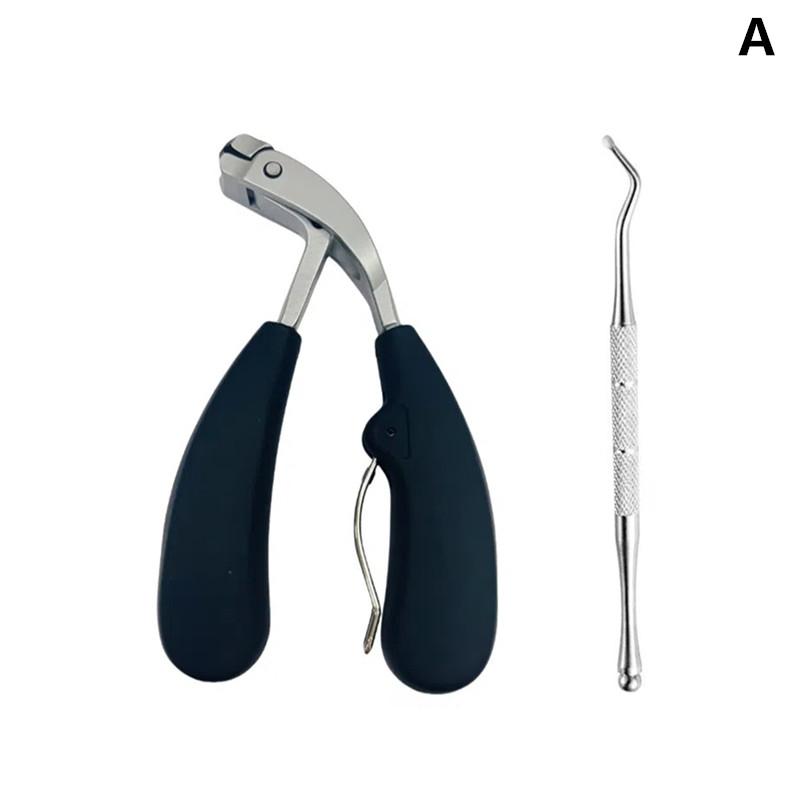 

{Summer2} Curved Nail Clippers With Large Opening Anti-Splash Storage Nail Clippers For The Elderly Thick Toenails Heavy Duty