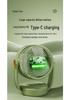 Portable USB Desktop Mini Fan with Light - Strong Wind & Low Noise for Office or Dorm