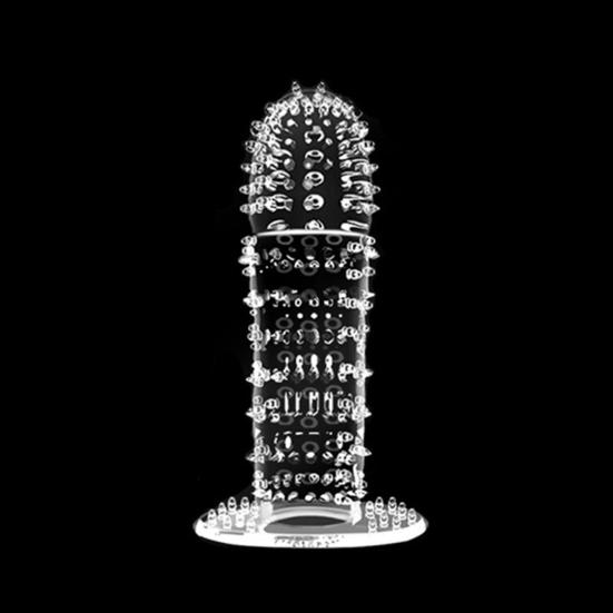 2ks Muži Sex Dildo Hračka Prodlužovač penisu Zpoždění ejakulace Silné zvedání Sexuální hračka Cock Penis Cup Kondomy Bod G Požitek Anální Potřeby pro dospělé