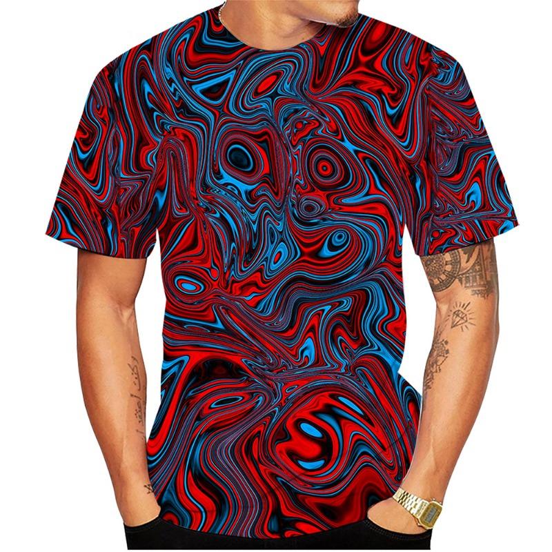 Pharaoh Anubis Pattern T-Shirt For Men Ancient Egypt 3D Printed Tees Summer Casual Loose