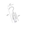 10Pcs Acrylic Hair Extension Hanger for Clothes Laundry Hanging Storage Clips Non-Slip Stylish Design Ideal for Clothes Hats