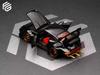 FG 1:64 Alloy Fully Open Car Model RWB930 Wide Body Modified GT Wing Version