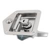 T Handle Tool Box Latch 4.9 X 4.7in Highly Polished Stainless Steel RV Toolbox Handle Lock with Keys Gasket for Caravan