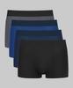[James Dean] Men's Solid Soft Seamless Trunks 4-Pack [Shipped from Korea] 100% Authentic