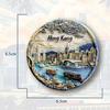 Hong Kong Fridge Stickers Creative Victoria Harbor Bauhinia Fridge Magnets Home Decor China Travelling Souvenirs Wedding Gifts