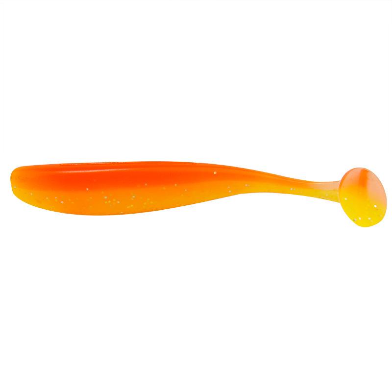 T-Tail Two-Color Soft Worm Fishing Lure - 5.5cm, 6.5cm, 7cm