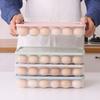 Food Containers Box Egg Storage Refrigerator Organizer Drawer Dumpling Food Fresh-keeping Case Holder Tray Kitchen Accessories