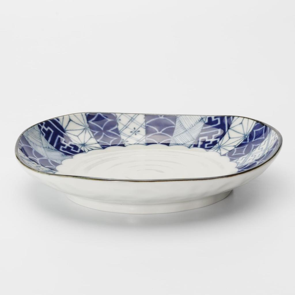 Mino ware plates and side set of approximately 16cm in microwave and dishwasher Made in plates, 5, diameter, safe, Aishozui, Japan, 506-17