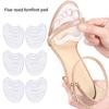 4Pairs High Heel Protectors Pads Soft Forefoot Cushion Anti Blister Adhesive Shoe Inserts For Women Dress Shoe
