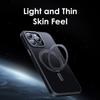 Magnetic 360°Rotation Stand Phone Case For Iphone 11 12 13 14 15 16 Pro Max 16Plus With Ring Holder Frosted Transparent Cover