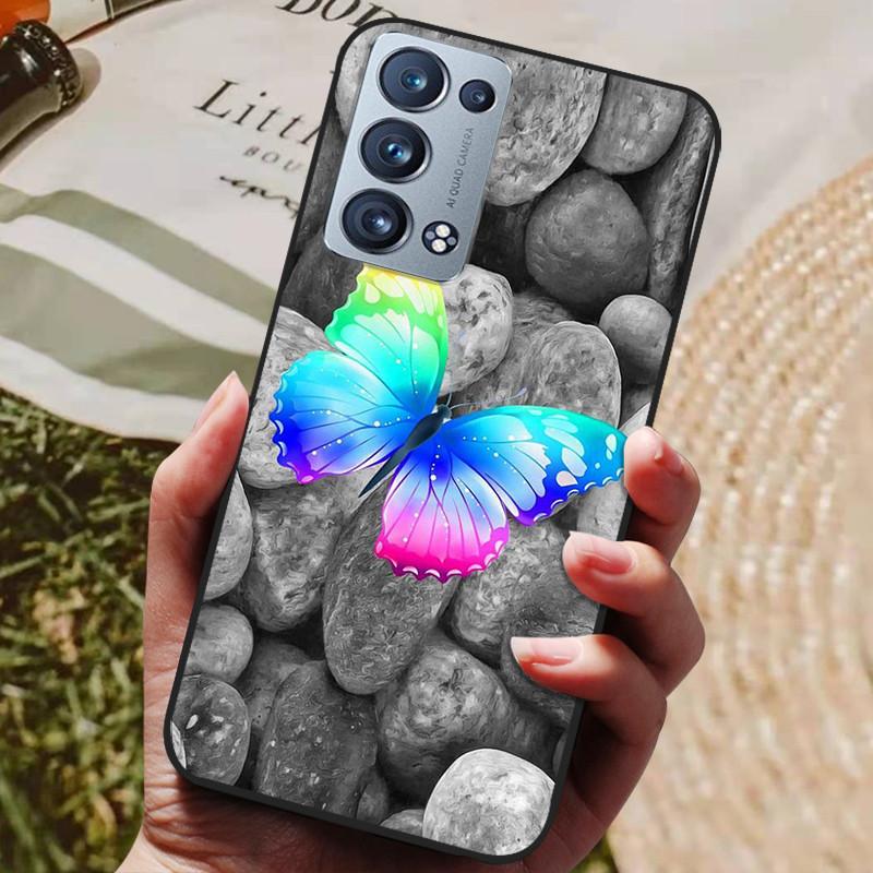 Für Oppo Reno 6 Pro 5G CPH2247 Hülle Silikon Rückseite Handyhülle Für Oppo Reno 6 Pro 5G CPH2249 Hüllen Reno6 Pro Weiche Stoßstange