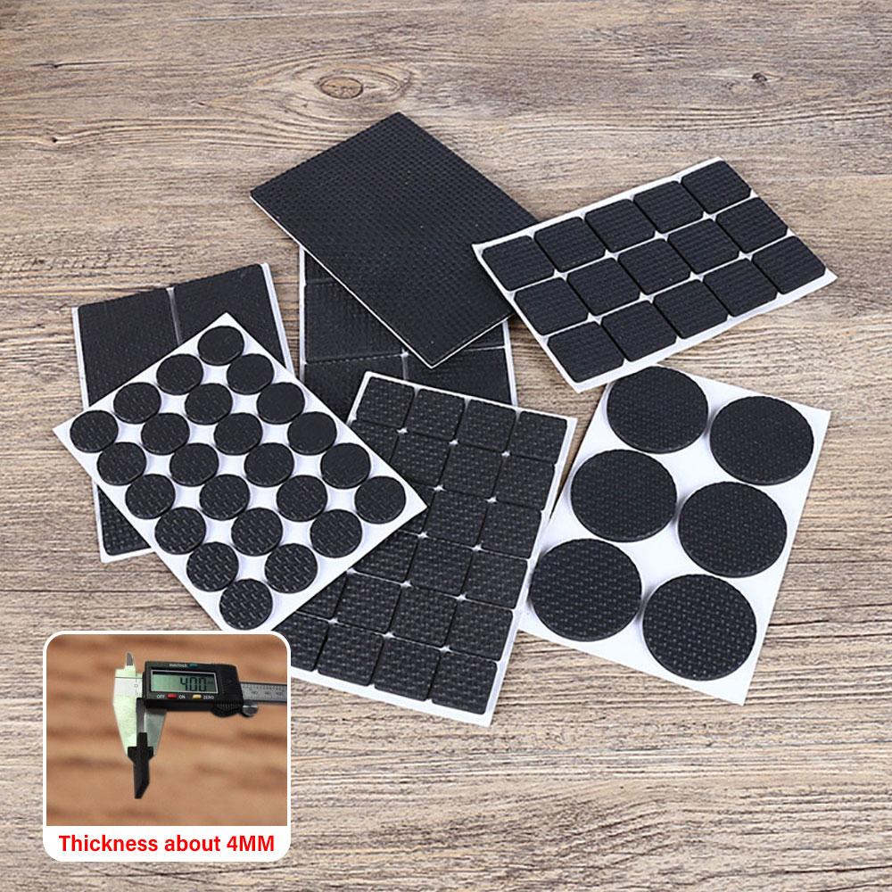 SW DIY Furniture Leg Feet Protector Pad Self Adhesive Table Chair Leg Pads Mute Mat Anti-slip Scratch Shock-absorbing Pad Bumper