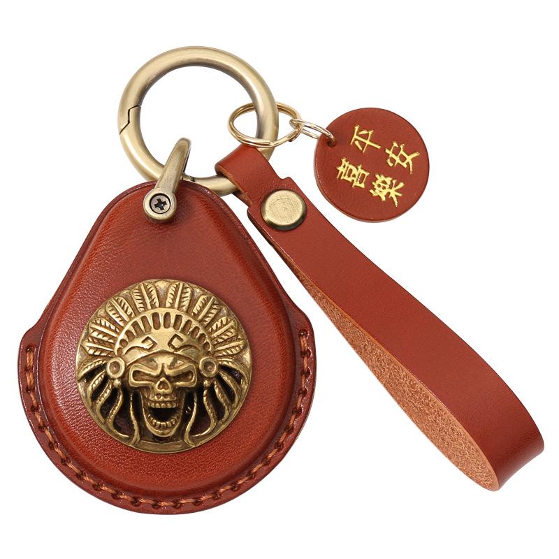 Harley Key Bag for 22 Models: X48 Induction Start Keychain, Key 114 Glider Motorcycle Copper Label Key Cover