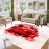 Cristiano Ronaldo Design Crystal Velvet Rug Soft Decorative Mat for Bedroom Entrance
