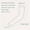 1 Pair Women's Long Loose-Fit Gloves - Breathable, Lightweight Summer Arm Sleeves in Solid Color, Polyester, Non-Stretch, Casual Style