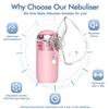 Přenosný nebulizátor Kapesní jemný atomizační nebulizátor Síťový atomizér Tichý inhalátor Nebulizér Inhalátor pro dospělé Děti