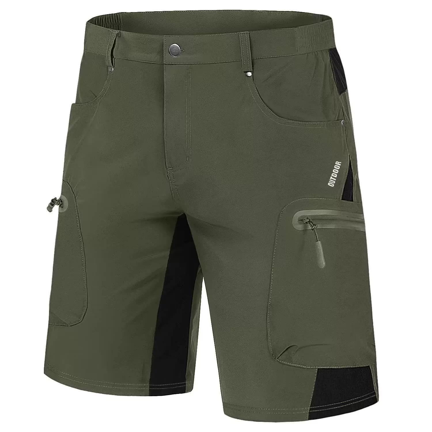 

Anti Tear European and AmericanSummer Men s Sports Pants with Durable Pockets, Quick Drying Breathable Shorts for Men M зелений