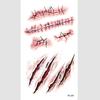 Halloween Temporary Horror Surgery Wound Scar Tattoo Stickers