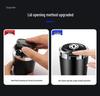 Dongfeng Car Ashtray: Stainless Steel, Flip-Top, Trendy Design