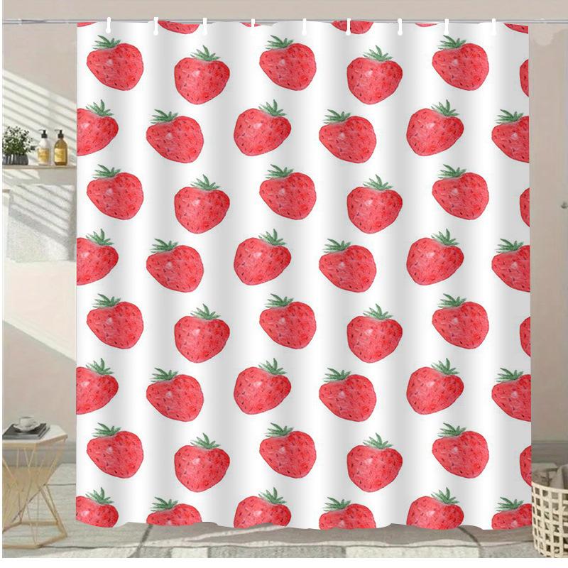 Sunset in Hawaii Washable Dirt-Resistant Shower Curtain Shower Head waterproof Polyester Bath Curtain For Home Decor Accessories