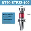 BT-GT/ETP Telescopic Tool Holder for Elastic Tapping, Compatible with BT30/40/50 Machining Centers