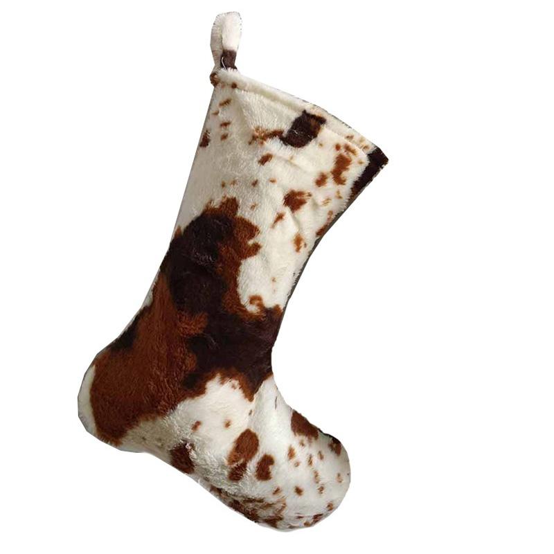1PC Farmhouse Christmas Gift  Fireplace Decor Large Christmas Stockings