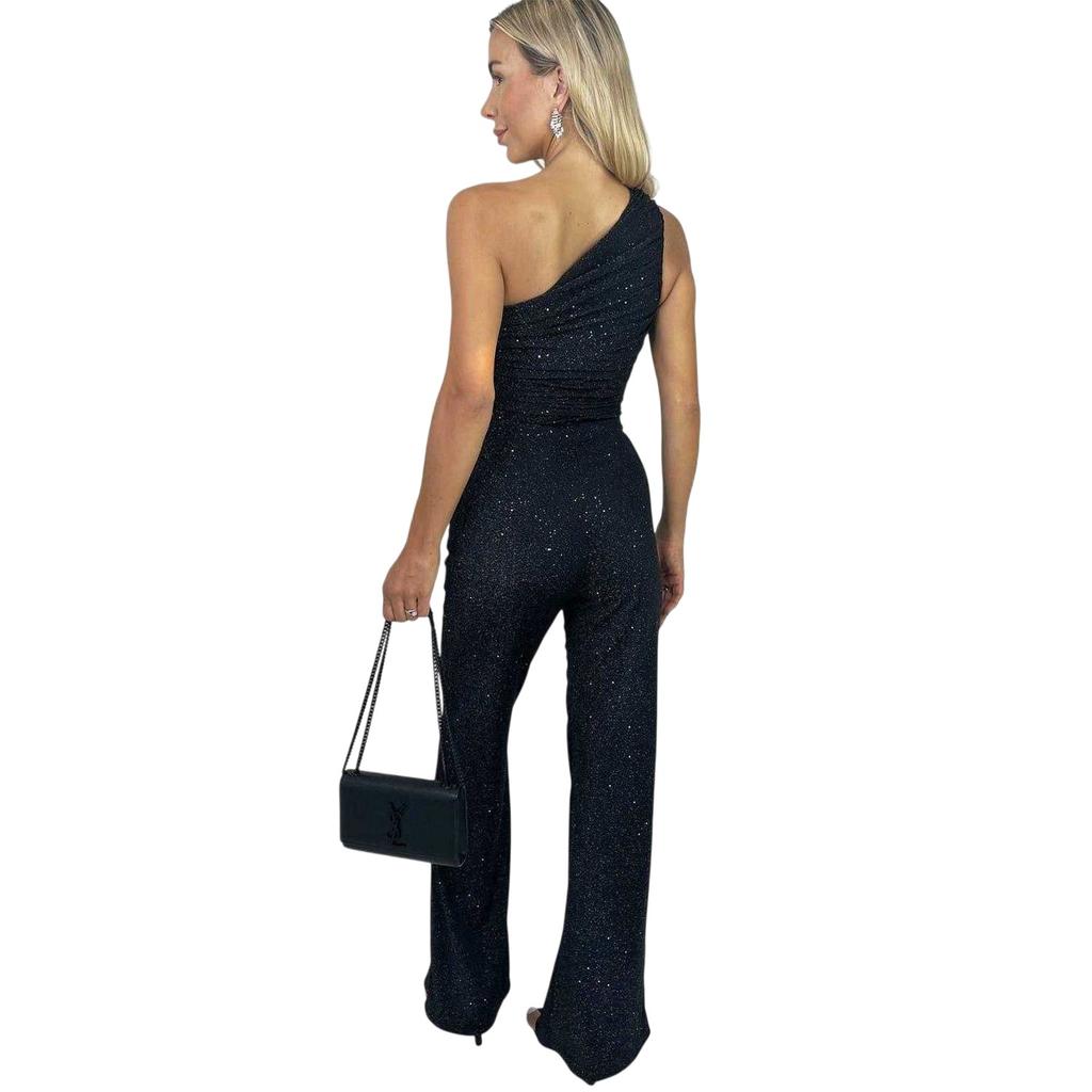AX Paris Womens/Ladies Sparkle One Shoulder Jumpsuit