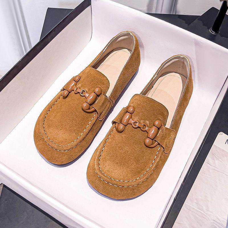 

Сезон Горячие Детские Маленькие Куо Любовь~ Пряжка Лошадь Ретро Толстая Подошва Удобная Повседневная Обувь Дуду Модный Износостойкий Весенний 35