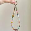 Spring Summer Fresh Daisy Handcrafted Pvc Phone Lanyard With Keychain For Men Women