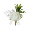 Silk Boutonnieres Flowers Brooches Style Wrist Flower New Wedding Corsage  Wedding Accessories