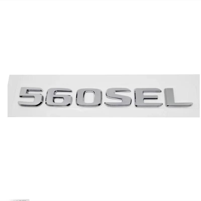 ABS Kofferraum Heck Logo Plakette Emblem Aufkleber für Mercedes Benz S-Klasse W126 W140 W220 W221 W222 300SEL 500SEL 560SEL 600SEL AT1