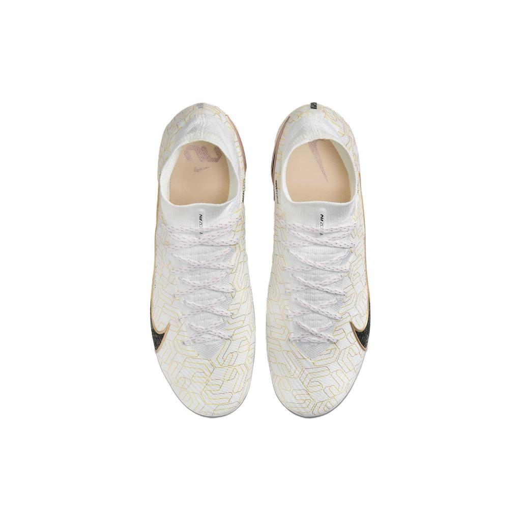Nike Zoom Mercurial Superfly 9 Elite FG United Golden Pack Pánské kopačky Bílá Metalická zlatá Černá HJ0707-100