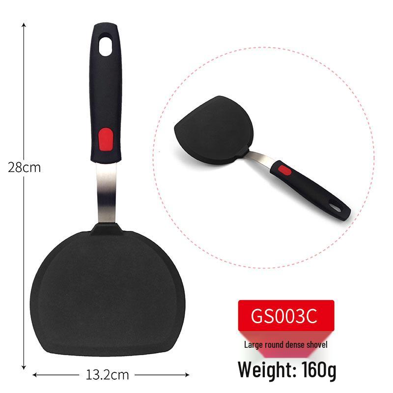 Silicone Non-stick Griddle Spatula: Anti-scalding, Heat-resistant Kitchen Tool for Pancakes & Tamagoyaki
