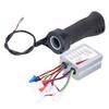 Regolatore di velocità a spazzole 36V 500W con set manopola acceleratore per bicicletta elettrica, scooter, tricicli