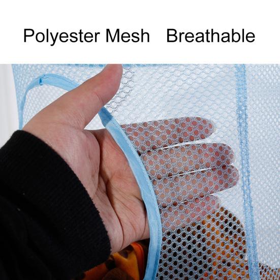 4vrstvý síťovaný skládací dětský úložný regál závěsný koš organizér na drobnosti