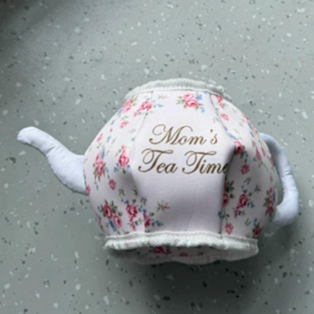 Vintage Floral Teapot Tissue Holder Funny Tissue Cover Creative Teapot-shaped Tissue Box  Kitchen Teapot Shaped