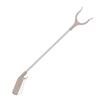 AnMIST 60cm Lightweight Stainless Steel Reacher Grabber Long Handle One Hand Pickup Tool for Litter and Hard To Reach Items