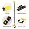 Double-Ended Garden Hoe & Weeder Heavy Duty Scuffle Hoe for Soil Loosening & Weed Removal 30-72 Inch Height Adjustable Long Handle Garden Tool for