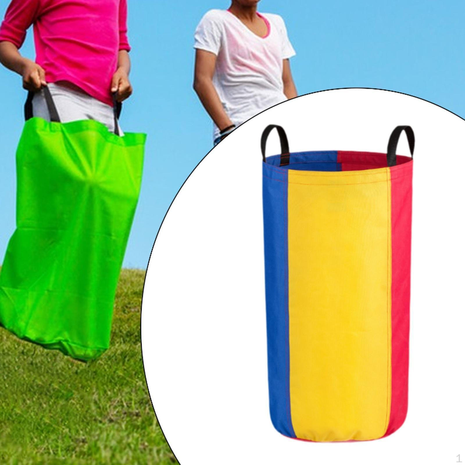 

Сумка для гонок из мешка с картофелем для детей и взрослых, холщовые принадлежности для вечеринок, игры на лужайке на открытом воздухе, прыжки 50x50cm