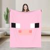 Varken Pixel Spel Deken Kwaliteit Warm Zacht Plaid Winter Picknick Bank Stoel Bank Bed Nieuwigheid Sprei