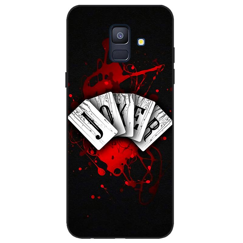 For Samsung Galaxy A6 2018 Silicone Case SIM SM A600 A600F Phone Case Tpu Case Coque Samsung Galaxy A62018 black