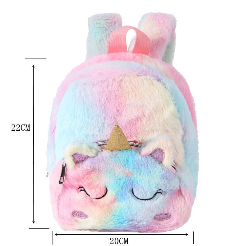 unicorn plush backpack