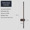 Creative Minimalist LED Wall Light for Hallway, Bedroom, Living Room, Study, and Staircase
