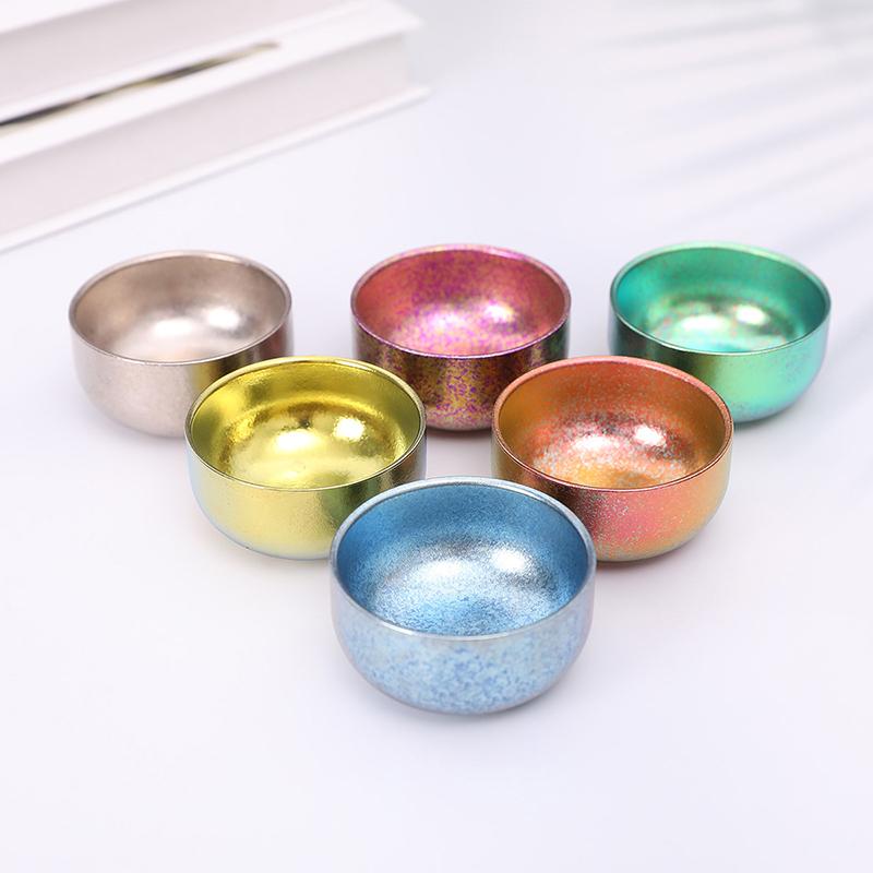 Titanium Cup Pure Titanium Tea Cup Outdoor Camping Portable Tea Set Portable Storage Home Double Layer Anti Scalding Tea Bowl