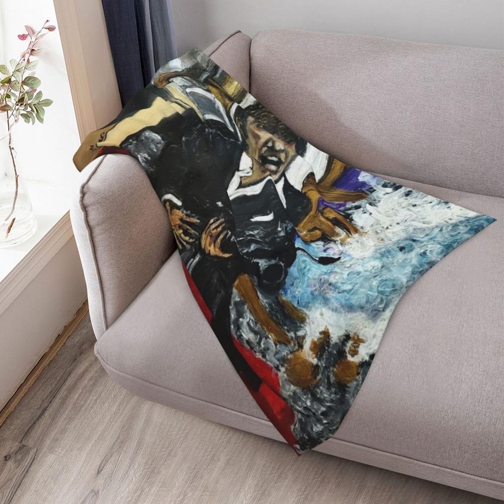 Say Hello to My Little Friend Throw Blanket All Season Soft Lightweight Blanket for Home