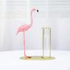 Creative Flamingo Hydroponics Planter Vase Tabletop Countertop Organizer Decor Ornament