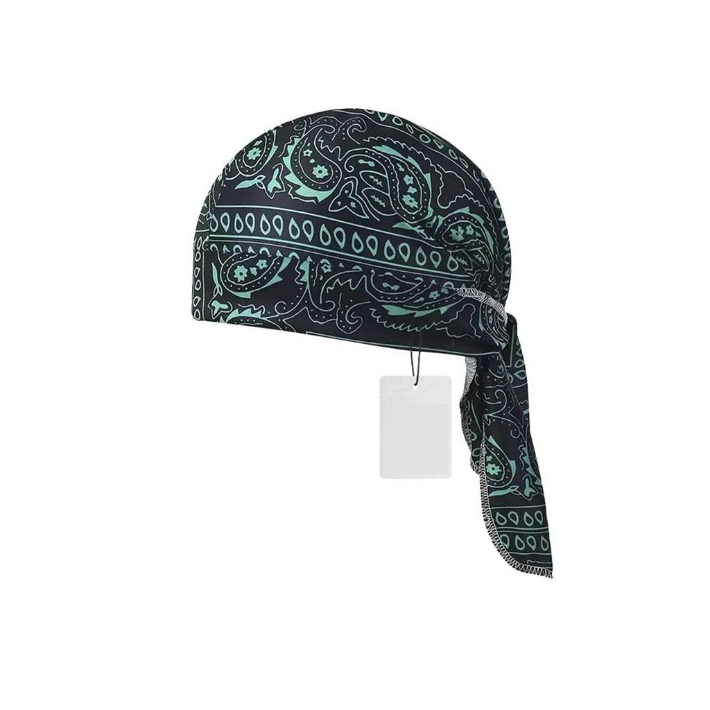 Touca Bandana de Resfriamento Lenço de Cabeça Multifuncional Chapéu de Puxar com Sensação de Frio Bandana Pirata para Motocicleta Forro de Capacete Ajuste Elástico