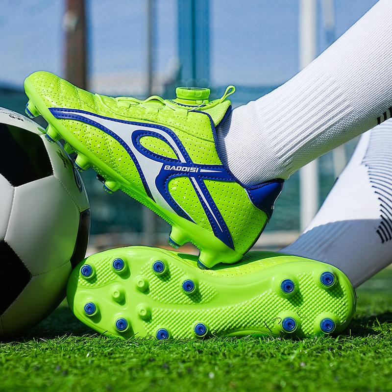 Kids Soccer Shoes Society TF/FG School Football Boots Cleats Grass Sneakers Boy Girl Outdoor Athletic Training Sports Footwear Size 28-39