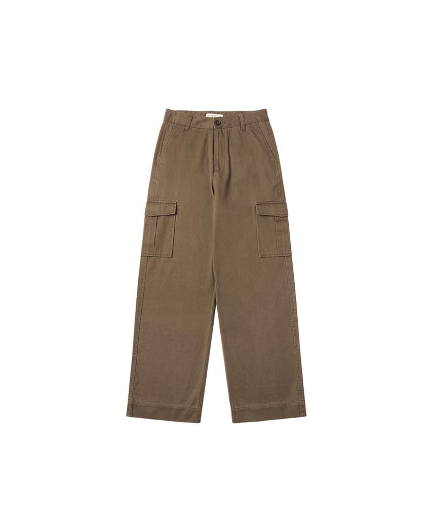 Siyajyu Sipt7129 Straight Cargo Pants_Deep Brown