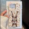 Cute Butterfly Bunny Pink Floral Print Phone Case For iPhone 17 16 Pro Max 15 14 Plus 13 12 11 X XS XR 16E Air Shockproof Cover
